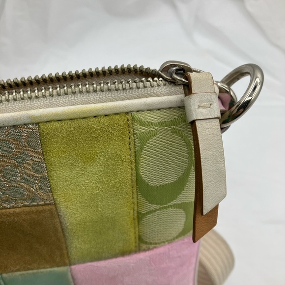 Coach Multicolor Patchwork Crossbody Bag vintage - Picture 4 of 6